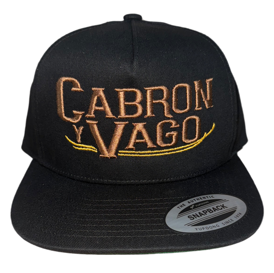 Cabron Y Vago 3D Black SnapBack