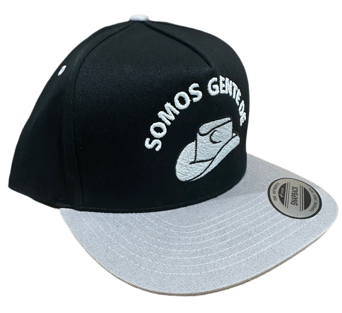 Somos Gente De Sombrero Black/Gray SnapBack