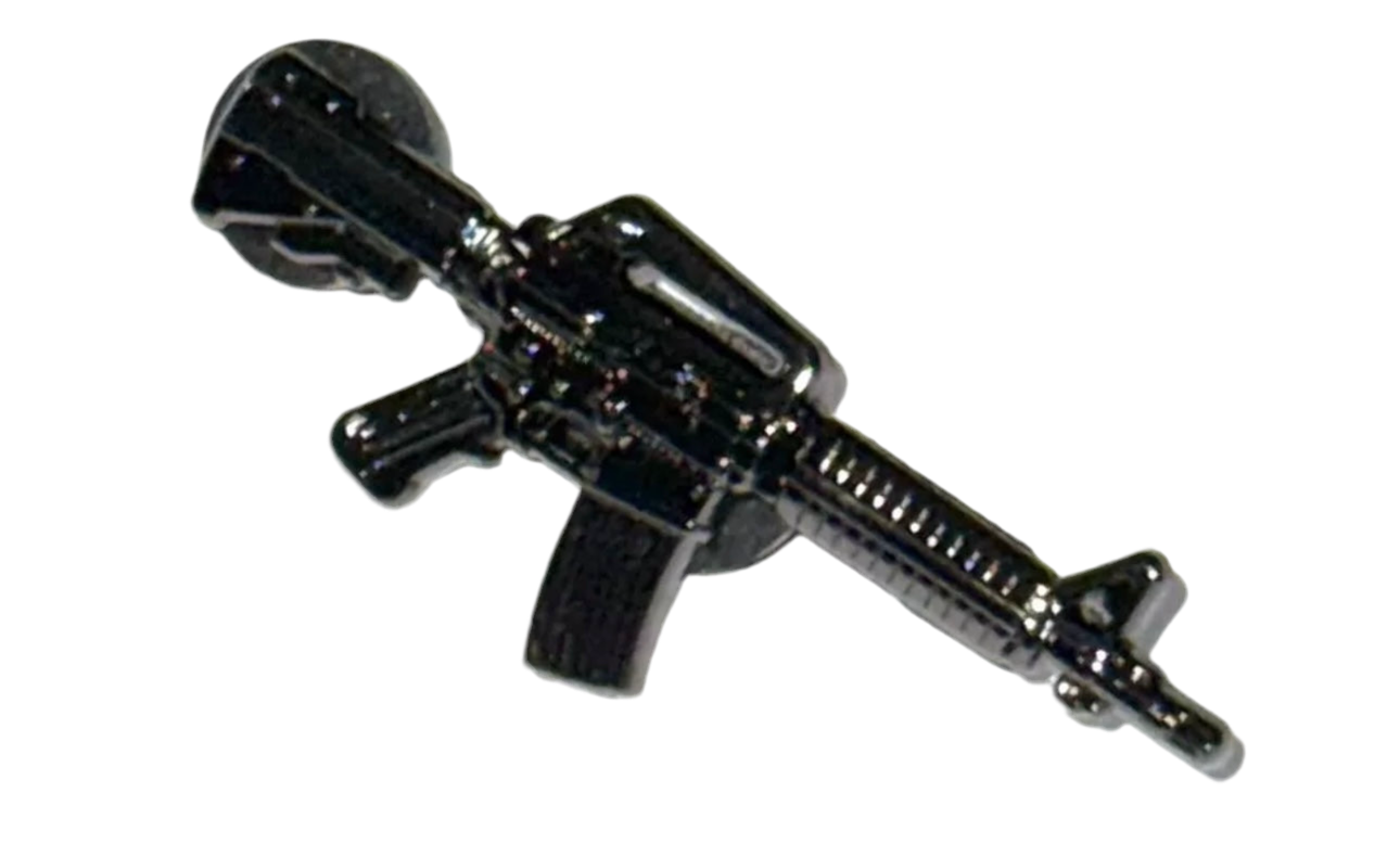 Black Metal AR-15 Hat Pin