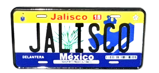 Jalisco License Plate Hat Pin