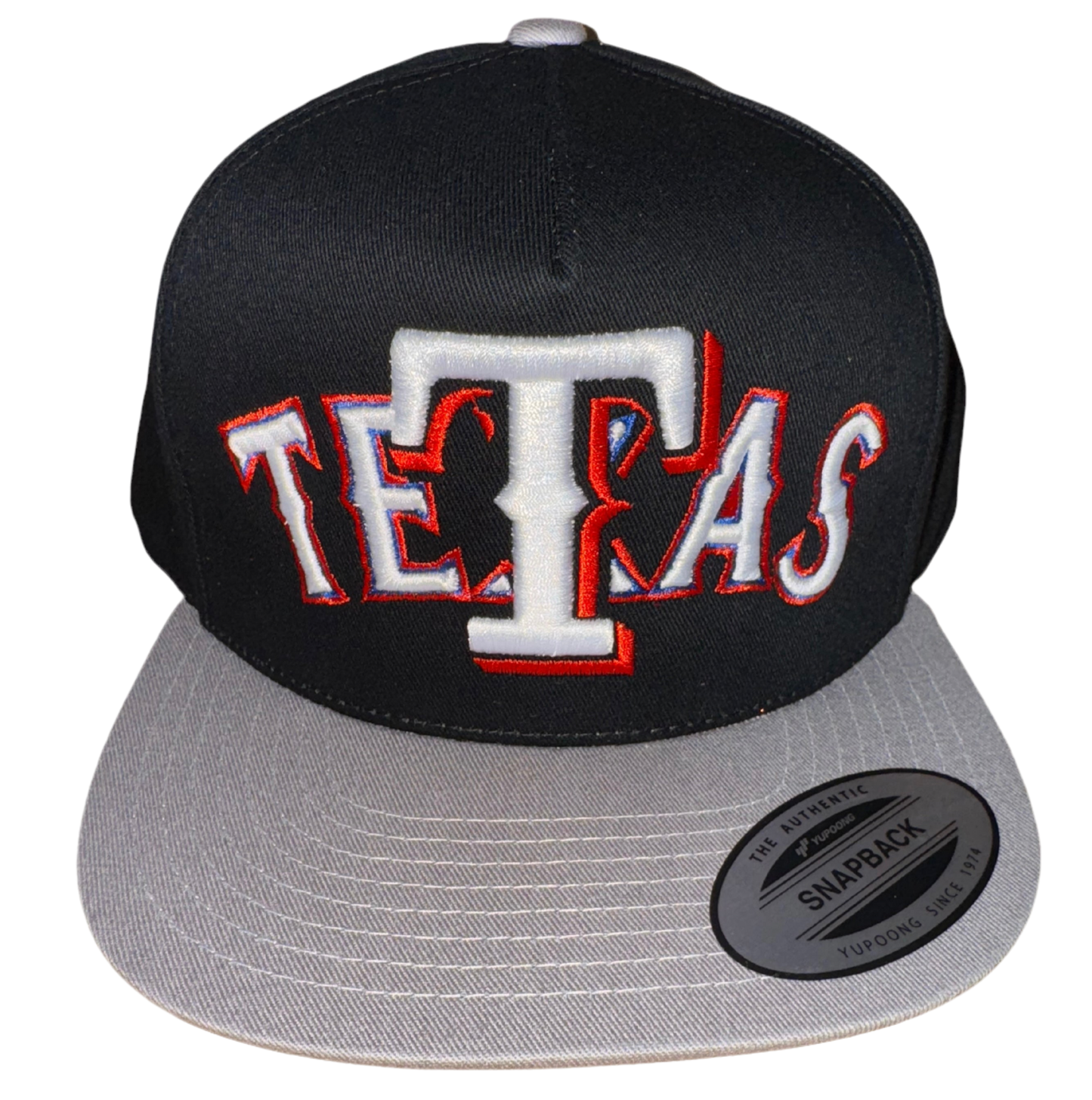 Texas Tetas Black/Gray SnapBack