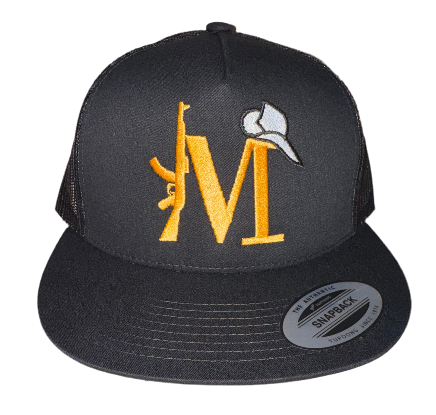 La Mayiza Black Trucker SnapBack
