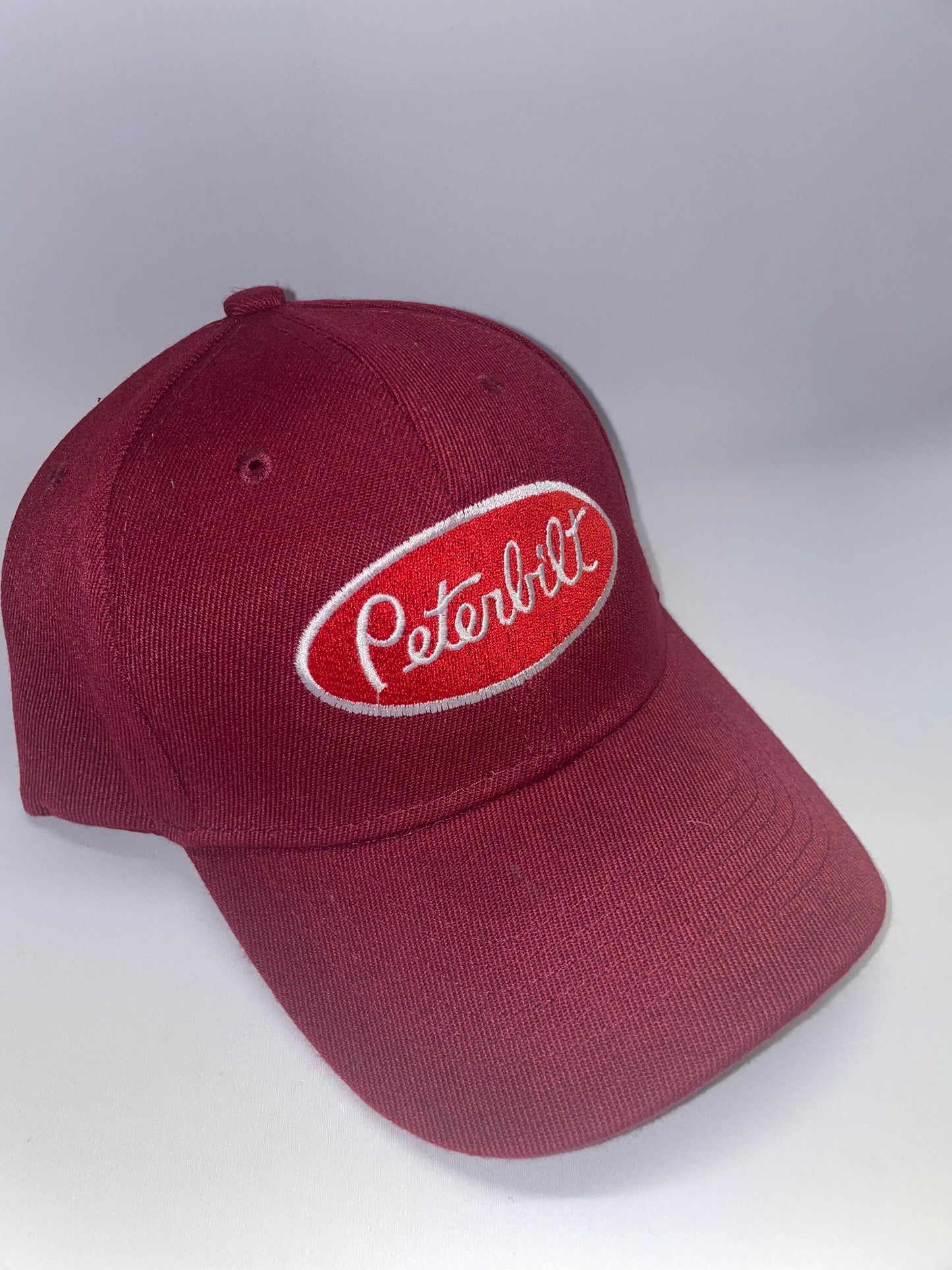 Peterbilt Burgendy Baseball Cap