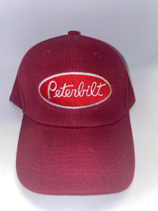 Peterbilt Burgendy Baseball Cap