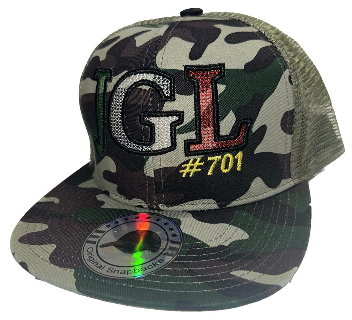 JGL Chapo Chapiza Camo Trucker SnapBack