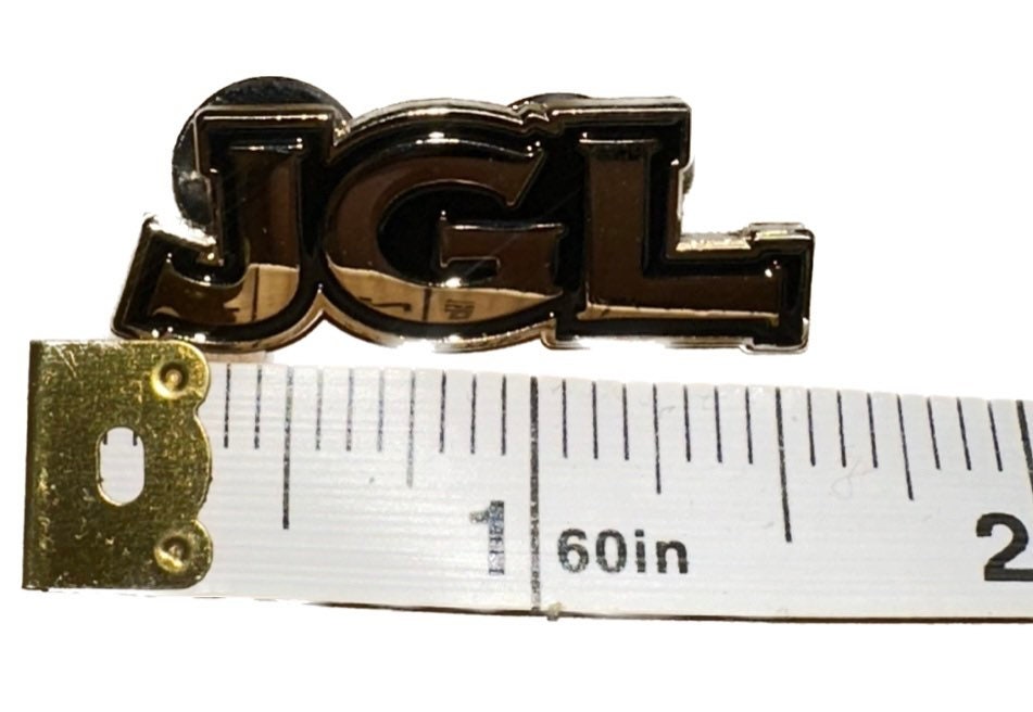 JGL Black & Gold Enamel Hat Pin Para Gorras