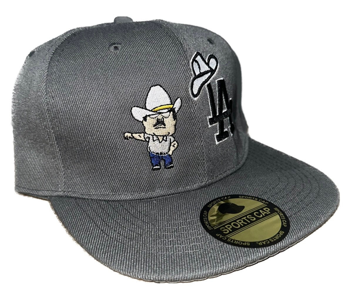 LA Sombrero Mayiza El Mayo MZ Gray SnapBack 2Designs