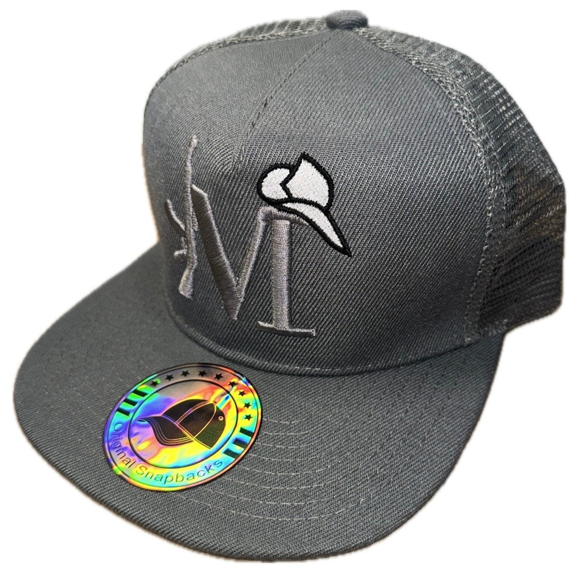 El M Grande Mayiza El Mayo Gray Trucker SnapBack