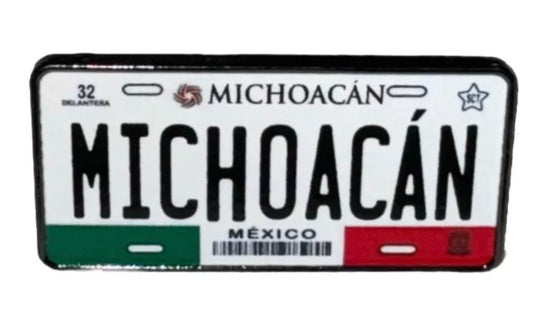 Placa Michoacán License Plate Hat Pin Para Gorra