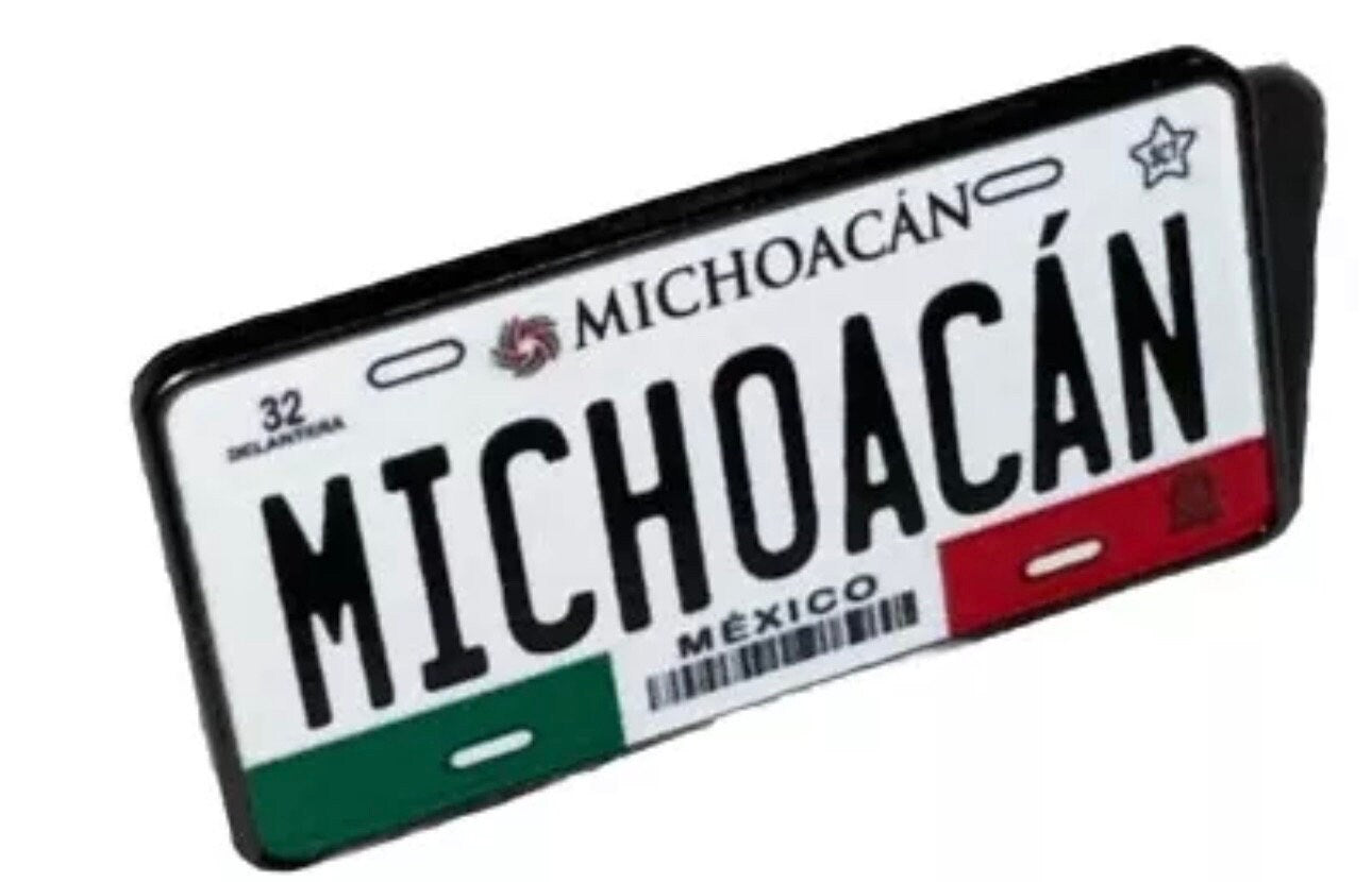 Placa Michoacán License Plate Hat Pin Para Gorra